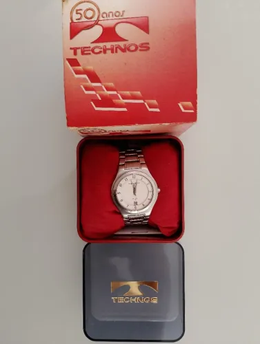 Relógio Original Technos Prata (parado)