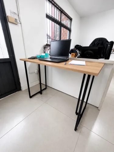 Mesa estilo industrial