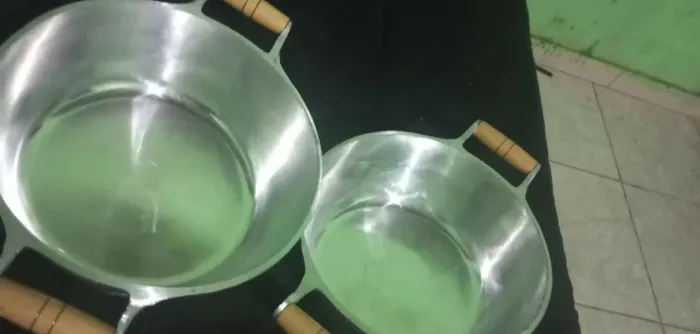 Panelas de alumínio batido 