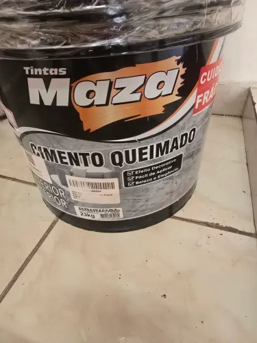 Cimento queimado cor Original - Mazza
