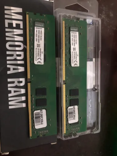 Memória RAM Kingston 16gb DDR4 2666mhz (2x8gb)
