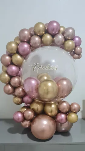 Vendo esta ornamentação bubble