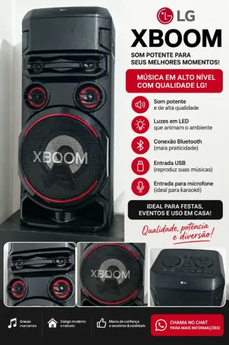 Caixa de Som LG XBOOM