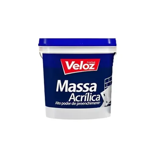 Massa acrílica branca 5,4kg Veloz