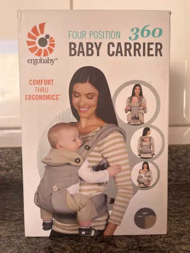 Canguru Ergobaby 360 Original 4 Posições + Caixa Original + Capuz