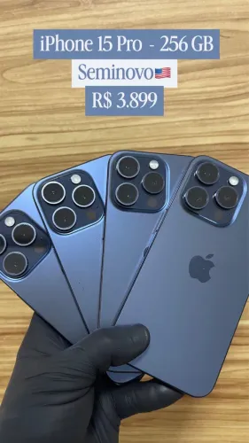iPhone 15 Pro 256GB - R$ 3.799,00