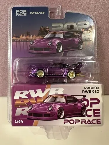 2026 Vancouver Purple Chrome Pop Race 1/64 Porsche RWB 930 PRB003 blister