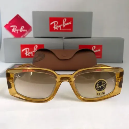 Óculos de sol ray-ban kiliane yellow lentes de cristal style