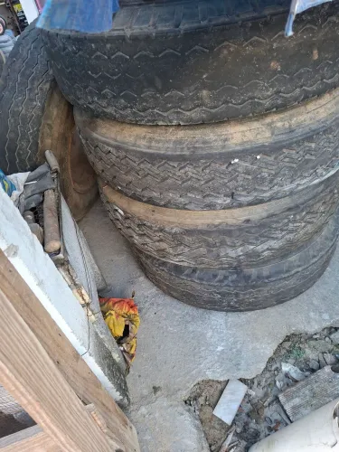 Roda 10 furos com câmera montada 650.