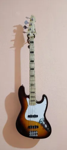 Baixo ferder customizado sem marca de uso 4cordas cordas blindado novo