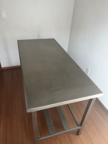 Mesa Bancada Aço Inox
