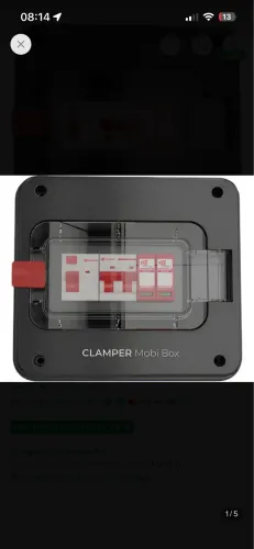 Quadro Proteção Mobibox Clamper 8kW 220V 40A Para Carregador Veicular Elétrico