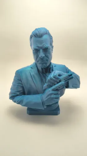 Trio de bustos GTA V - Michael, Trevor e Franklin - Impressão 3D