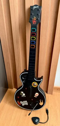 Guitarra Guitar Hero 3 Ps3 Ps4 Ps5 e Pc Com Dongle Receptor