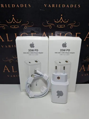 Carregador de iPhone C  lightning 35w 
