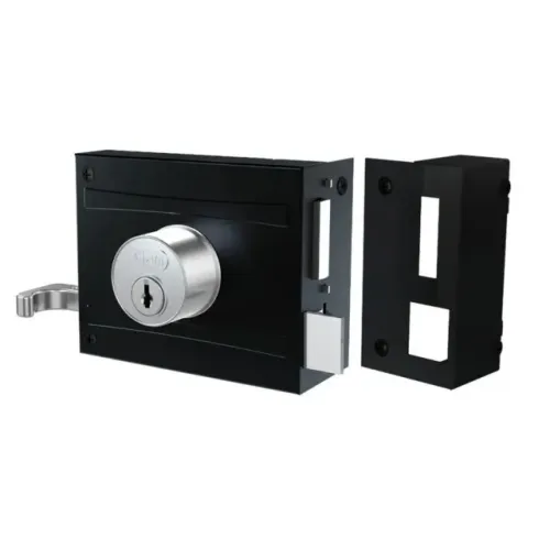 Fechadura Para Portão Stam 701/100 Preto Fosco