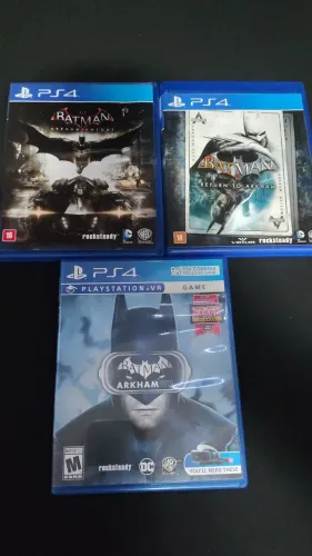Combo Jogos Batman PS4