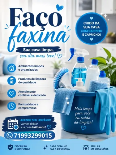 Faço faxina
