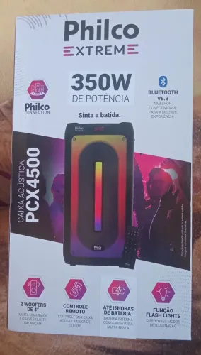 Caixa de som philco 350w
