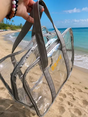 Bolsa transparente grande nova