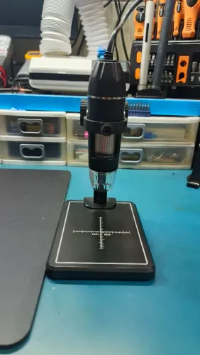 Microscópio USB 1600x + Base