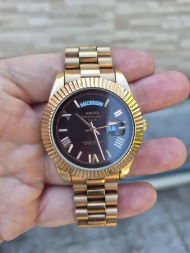 Relogio Nibosi (inspirado no rolex daydate president)