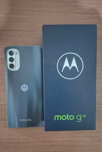 MOTO G52 NA CAIXA +CARREGADOR e FONE