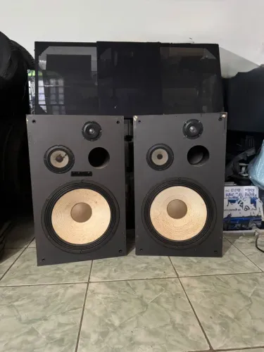 Raro par de caixas de som vintage csr de 15 polegadas csr1500f
