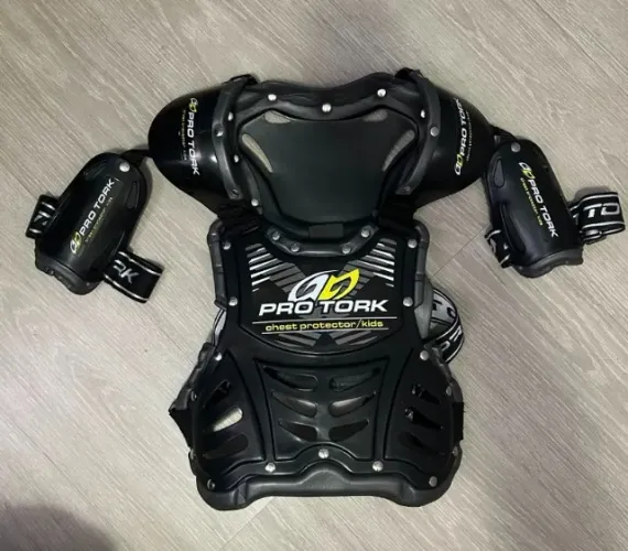 Colete Infantil Proteção Bike BMX, Downhill, Trilha e Moto Cross Trilha Off Road Pro Tork