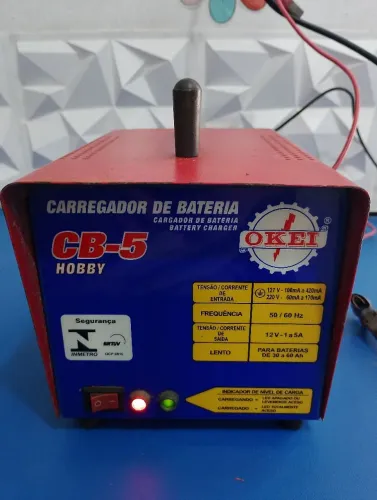 Carregador de bateria Okei CB-5 Hobby 12V