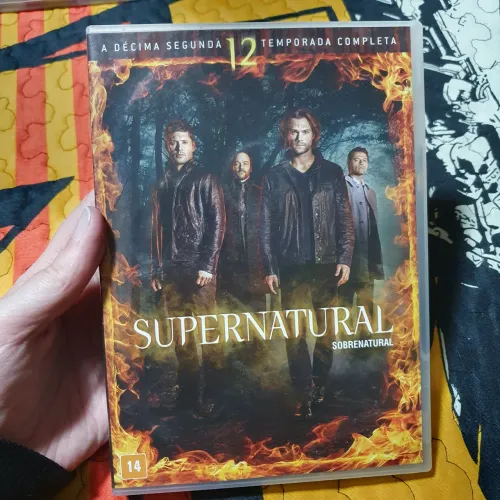 Dvd Supernatural Sobrenatural Temporada 12 (Sem Luva) Original