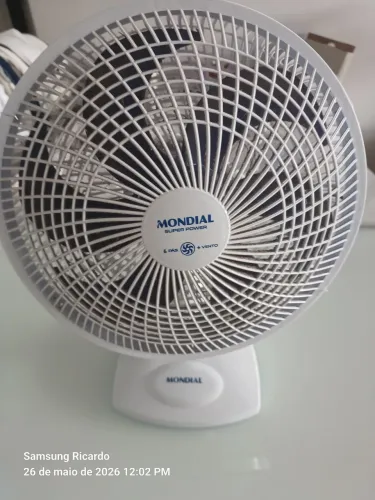 Ventilador Mondial 30cm 6 pas seminovo 110v