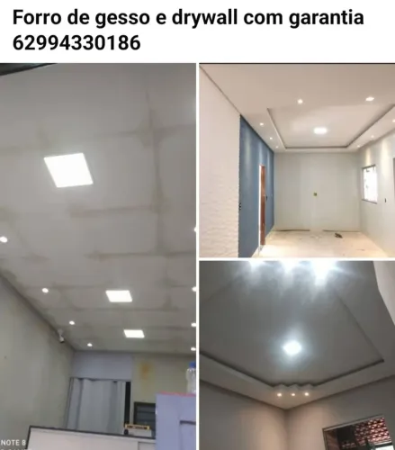 Gesso e drywall com garantia 