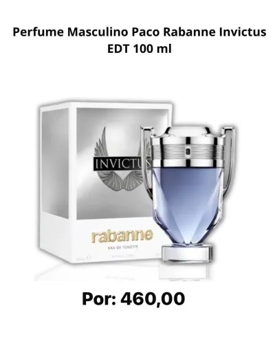 PERFUME MASCULINO PACO RABANNE 100ML