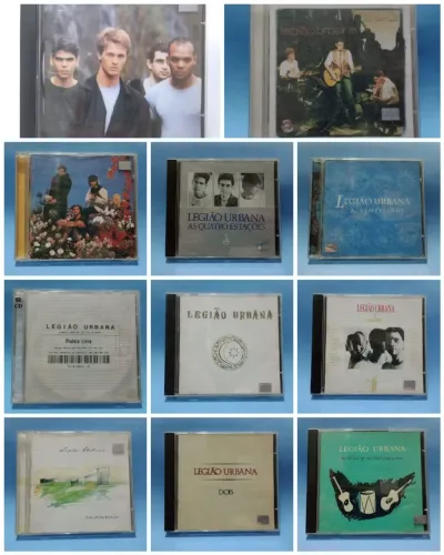 Coleção CDs Legião urbana com 11 Cds
