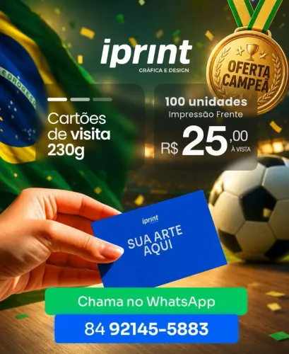100 Cartões de Visita Personalizados