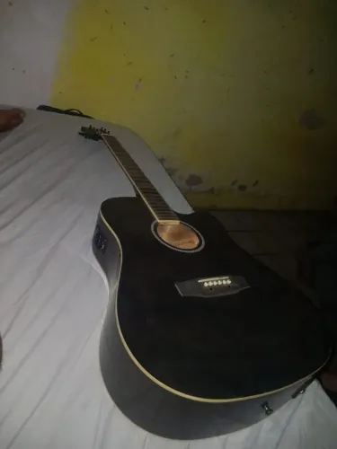 Violão de aço + case 