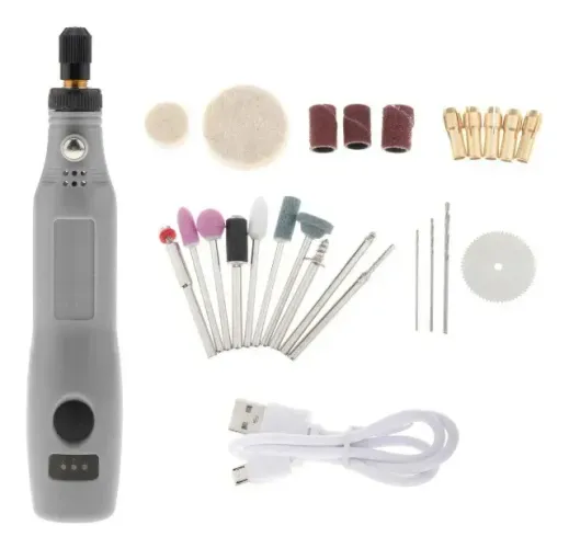 Mini Kit Ferramentas Elétricas | Retífica 3 Velocidades Ajustável