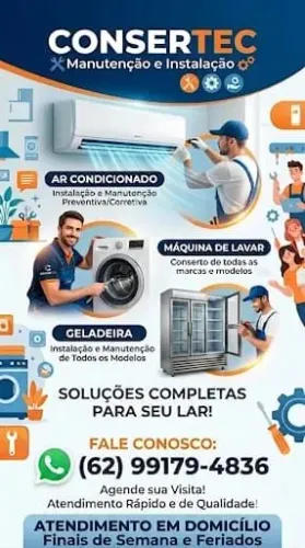 Instalação e manutenção eletrodomésticos 