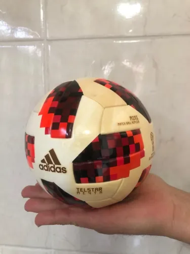 Mini bola telstar final copa do mundo 2018 rara colecionável 