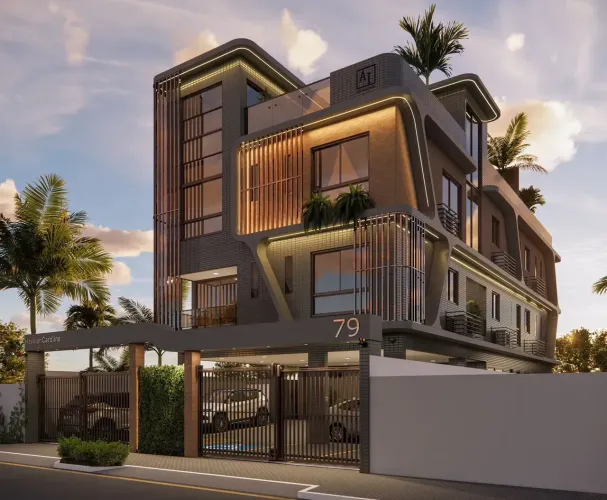 Cobertura Duplex Bancários C/Elevador, Jacuzzi 91,39m² 2 Quartos, 1 Suíte, 01 Vaga