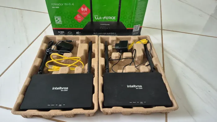 Vendo roteador intelbras WI-FI 4 /W4 300F NOVO