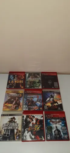 Jogos Playstation 3 R$30,00 unidade.