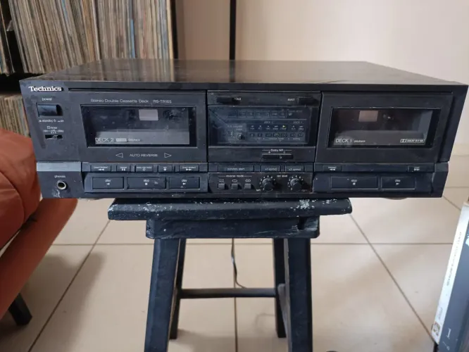 Tape Deck duplo Technics não Gradiente Marantz Sansui CCE JVC Polyvox Philips Kenwood