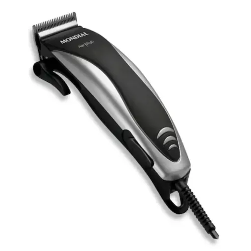 Máquina de cortar cabelo com todos pentes e caixa 