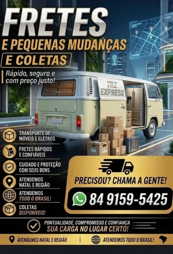 Disponível, para fretes 