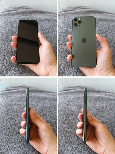 iPhone 11 Pro Max 512GB Verde Midnight, Passo cartão