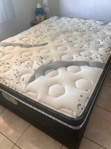 Colchão Simons Bioceramic Oxigen Platinum Casal Padrão USADO