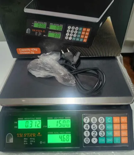 Balança digital 40kg Preta oferta só 159,00 Nova na caixa