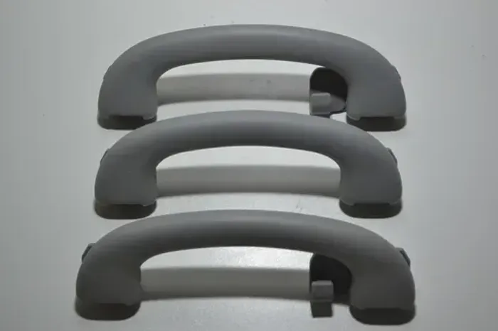 Kit 3 Puxador Alça Teto Pqp Fiesta 2014 Ecosport Original Cinza